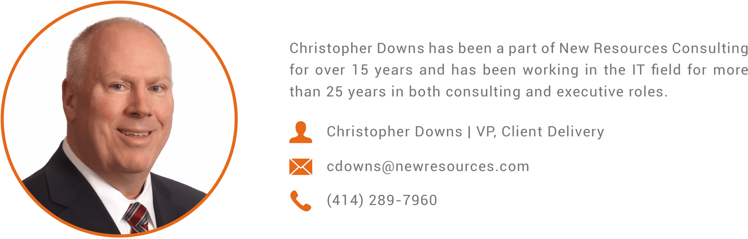 Christopher Downs | New Resources Consulting Christopher Downs | New Resources Consulting